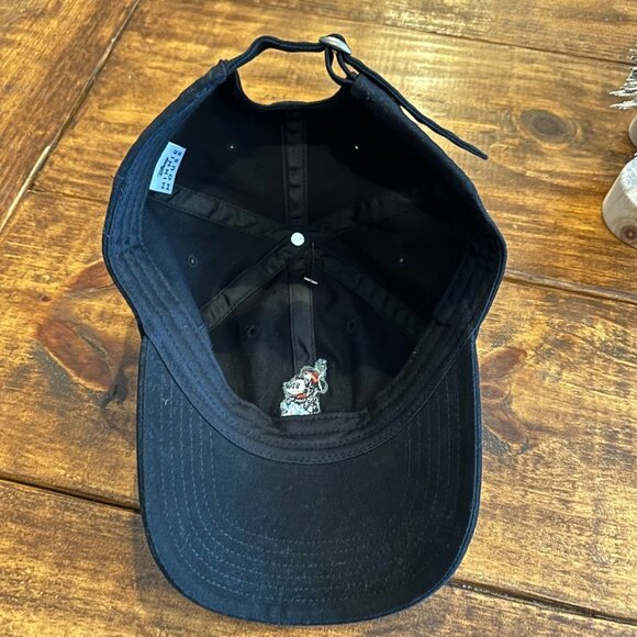 Disney | Minnie Mouse Black Adjustable Ball Hat Cap 1940's Version VTG Embroider - Picture 9 of 11